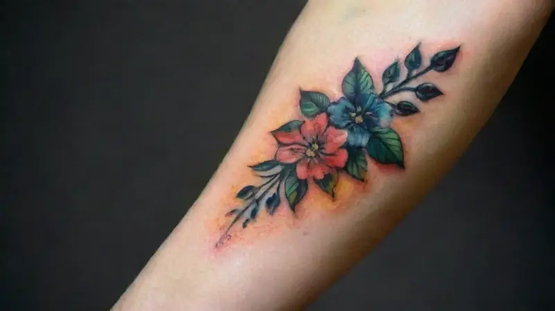 Caring for tattoos with vibrant and delicate colors